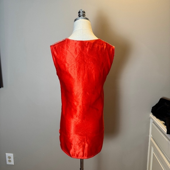 Lanvin Orange Linen Blend Sleeveless Top Size 34 - Picture 12 of 12